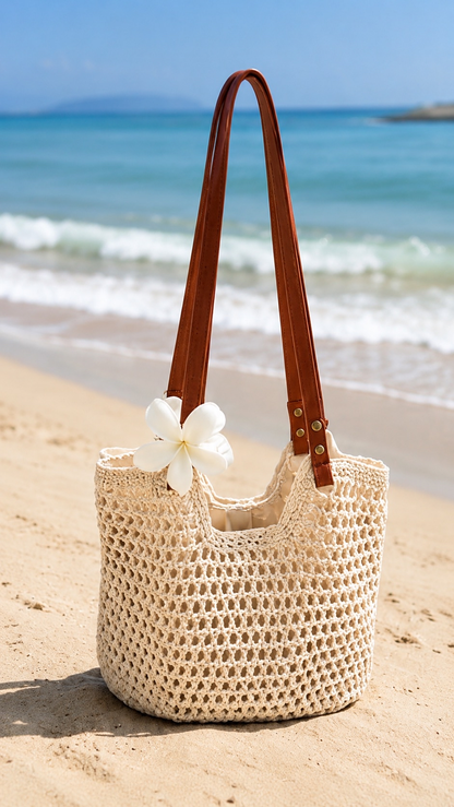 Beach Crochet Bag