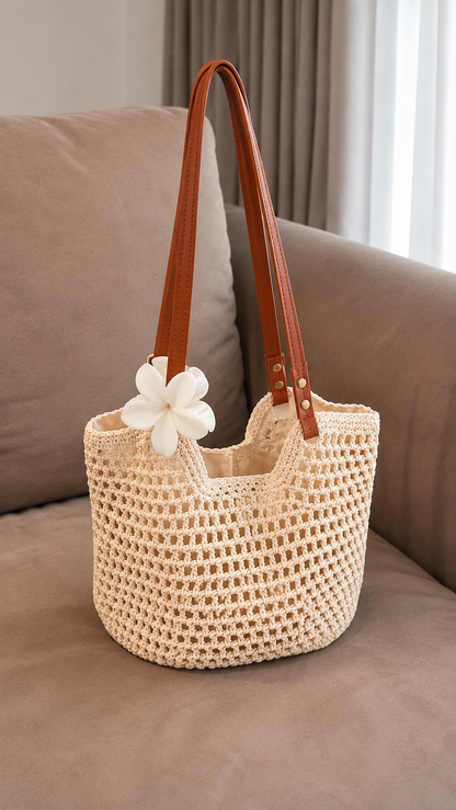 Beach Crochet Bag