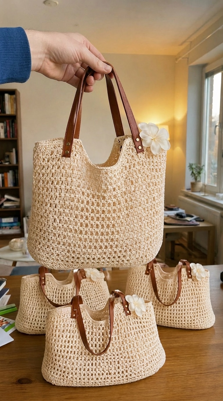 Beach Crochet Bag